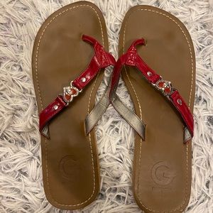 G by Guess flip flops